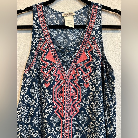 FLYING TOMATO aztec lace up tank top dress size medium - Picture 4 of 8